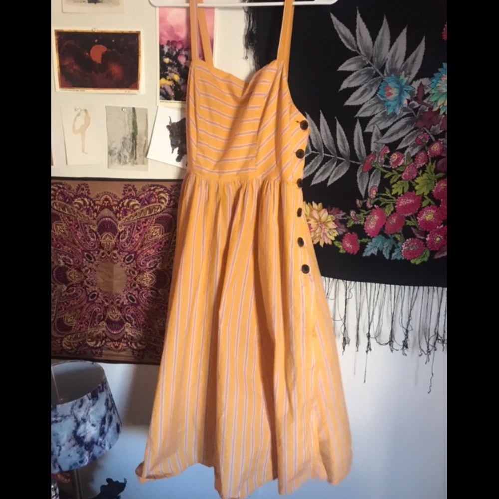 Urban Outfitters golden sundress